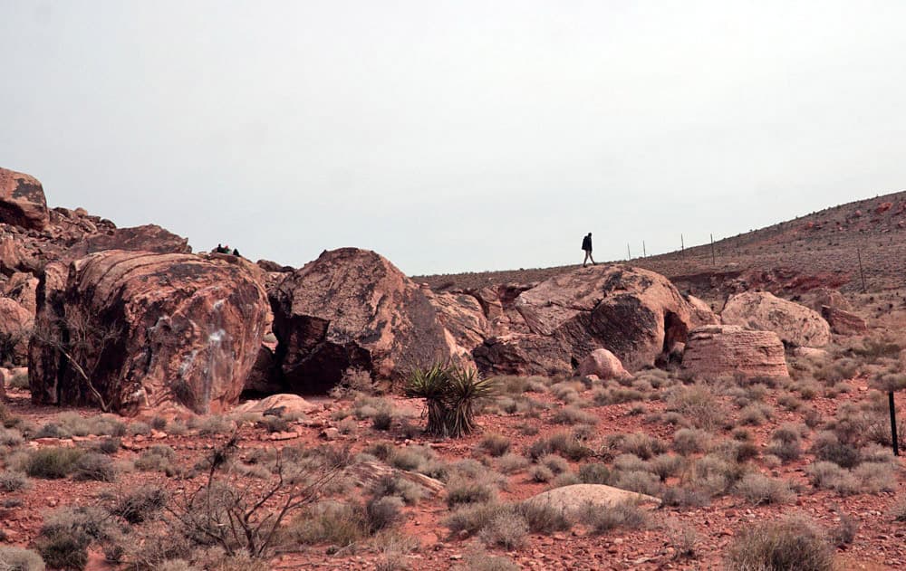 Boulders in Red Rock Canyon